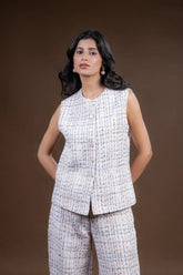 Pink Tweed Coord set