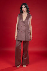 Tailored Brown Coord Set